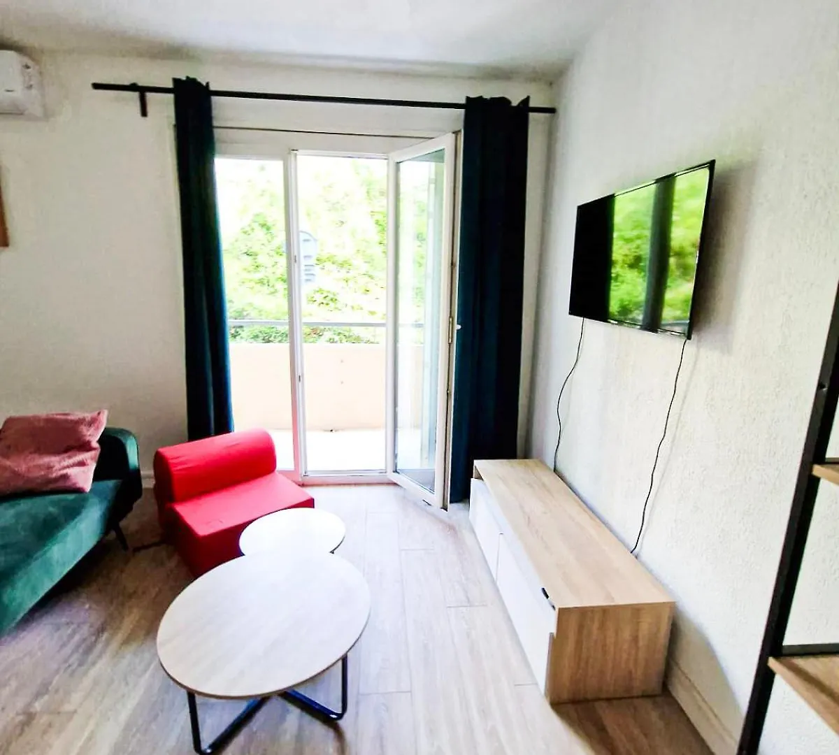 Studio De Charme, Wifi, Parking Privatif Prive, Clim, Proximite Polygone Riviera كانيو سور مير شقة